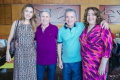 Luiza Caminha, Vilmar Ferreira, Majela e Vera Félix