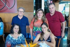 Maria José Pedro Militão, Flávia Ferreira, Glaucia Félix e Claudio Ferreira