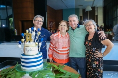 Pedro Militão, Lucia, Majela e Lorete Félix