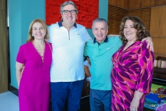 Sandra e Luis Frota, Majela e Vera Félix