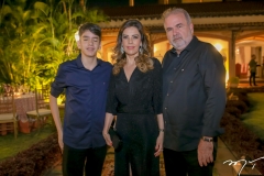 Leonardo e Rosely Nogueira e Aroldo Nogueira