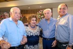 Adauto Bezerra, Consuelo Dias Branco, Humberto Bezerra e Teodoro Santos
