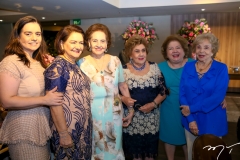 Lia  e Barbara Freire, Norma Bezerra, Consuelo Dias Branco, Mano Holanda e Cleuza Pontes