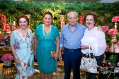 Norma Bezerra, Aunezia Ayres de Moura, Humberto Bezerra e Enoy Carneiro