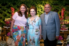 Patricia Santos, Norma Bezerra e Teodoro Santos