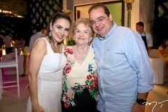 Adriana Queiroz, Claudia Diogo e Sergio Gomes de Matos