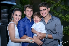 Adriana, Edson, Constantino e Otavinho Queiroz
