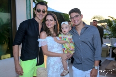 Expedito Machado, Marilia Queiroz, Ava Machado e Otavinho Queiroz
