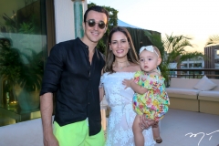 Expedito Machado, Marilia Queiroz e Ava Machado