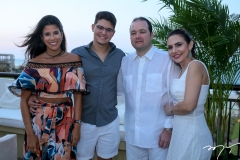 Marcela Pinto, Otavinho, Otavio e Adriana Queiroz
