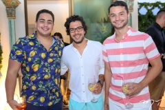 Rafael Pinto, Santigo Tancredo e Lucas Nottigham