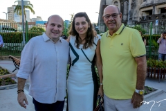 Roberto Cláudio, Márcia e Fernando Travessoni