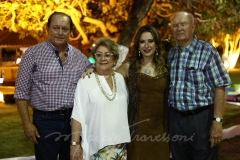 Rafael, Leal, Vera de Castro, Silvinha Leal e Sílvio de Castro