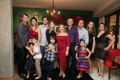 Edilson e Michelinne Pinheiro, Letícia e Artur Pinheiro, Vitor Baquit, Mayara Sampaio, Tito e Beth Sampaio, Tito Júnior, Daniele, Loreta Ximenes e Daniele Sampaio