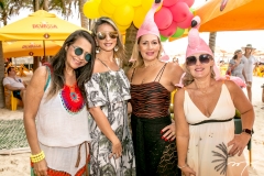 Patrícia Oliveira, Michelle Aragão, Márcia e Mônica Peixoto