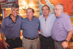 Mauricio Duran, Germano Almeida, Marcos Montenegro e Philomeno Morais