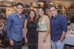Marcos Lessa, Márcia Travessoni, Catarina Cavalcante e Thiago Nóbrega