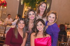 Micheline Pinheiro, Rachel Teixeira, Fátima Santana, Sara Nunes e Tarssiana Cortez