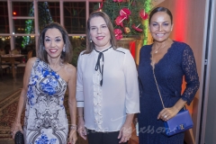 Márcia Távora, Denise Bezerra e Gil Santos