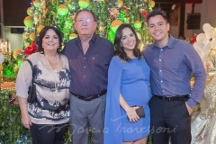 Tereza Cristina Santos, Arnon Santos, Marcela e Pedro Santos