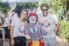 Bruna Waleska, Palhaço Barruada e Rodrigo Frota