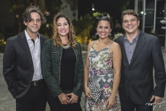 Henrique Santiago, Daniele Macedo, Larissa Oliveira e Rômulo Férrer