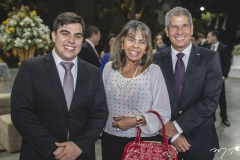 Tiago Pinho, Selma Cabral e Severino Ramalho Neto
