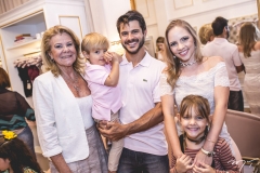 Lana Petrone, Márcio Filho, Márcio, Manoela e Nathalia Petrone