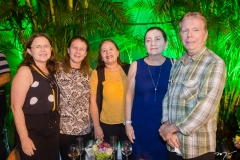 Viriato Memória, Andréa Câmara, Júlia, Cecília e Paulo Avelar