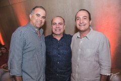 Valdísio Pinheiro, Beto Mendonça e Dante Bonorandi