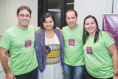Carlos Vasconcelos, Natália Sobral, Chaga Sales e Yaskara Medeiros