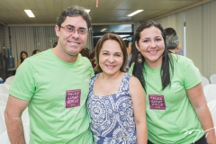 Carlos Vasconcelos, Regina Leitão e Yaskara Medeiros