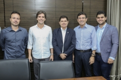 Danilo Serpa, Rui do Ceará, Mauro Benevides, Alexandre Pereira e Davi Benevides