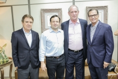 Jorge Parente, Igor Barroso, Ciro Gomes e Beto Studart