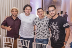 Adriano Machado, Daniel Tavares, Rudson Santiago e Isaac Monteiro