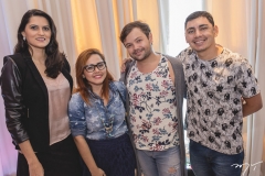 Milena Caminha, Rudson Santiago, Juliana Sales e Thiago Maia