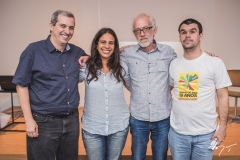 João Kulcsár, Fernanda Oliveira, Silas de Paula e Carlos Viana