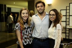 Nicole Franco, Ricardo Cavalcante e Natasha Dias Branco