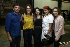 Thiago Duarte, Gisele Studart, Jamila Araújo, Fátima Duarte e Ingrid Alves