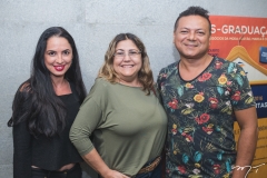 Juliana Linard, Gorete Rabelo e Francisco Matias