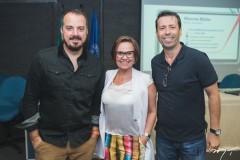 Marcos Hiller, Eveline Costa e Paulo Moretti