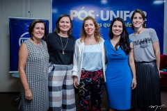 Ana Bezerra, Renata Santiago, Ticiana Rolim, Lilia Sales e Samara Siqueira