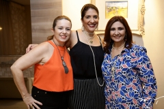 Inês Cavalcante, Elisa Oliveira e Simone Jereissati