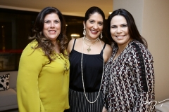 Nara Amaral, Elisa Oliveira e Andréa Rios