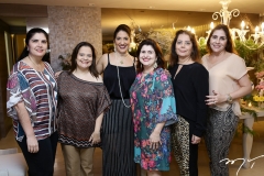 Natasha Martins, Amélia Brandão, Elisa Oliveira, Bebel Ciasca, Cláudia Gradhivol e Cristiane Farias