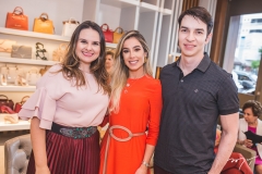 Carol Damiani, Priscilla Silva e André Albuquerque
