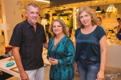 Élcio Rocha, Adélia Magalhães e Micheline Brito