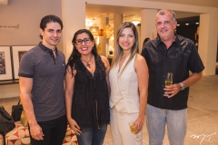 Jonathan Magalhães, Denise Bessa, Natália Magalhães e Élcio Rocha