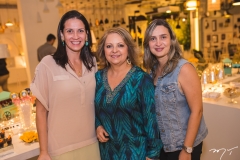 Luciana Carioca, Adélia Magalhães e Edimara Carvalho