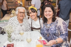 Elena Silveira Brandão, Lia Quinderé e Valéria Quinderé